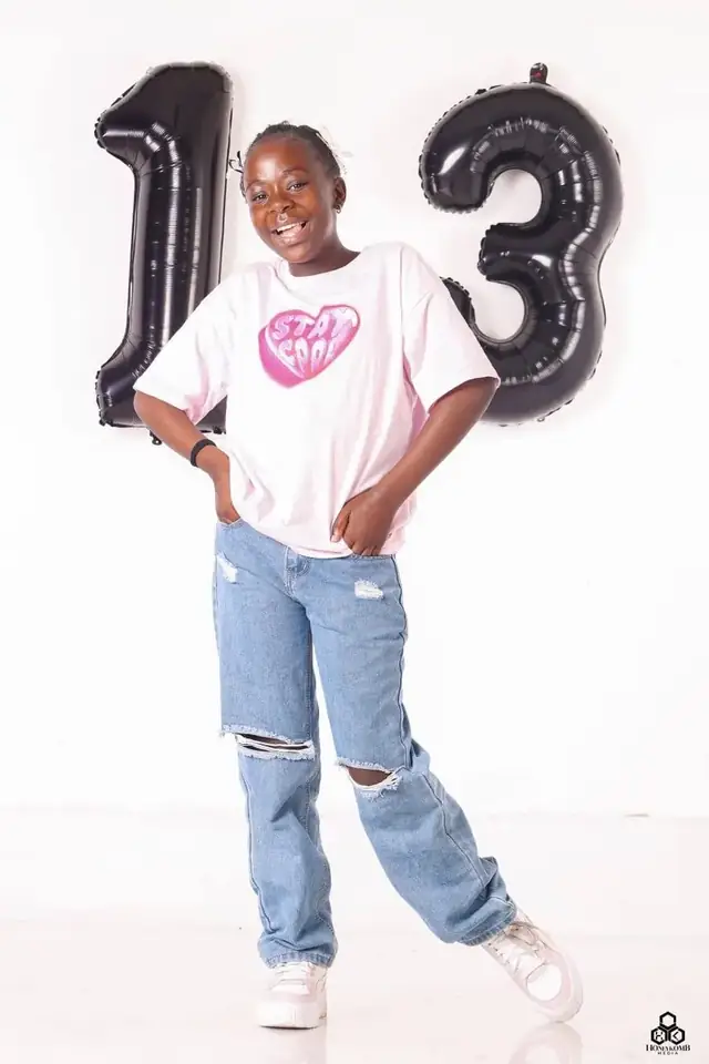 Thirteenth-birthday shoot with balloons