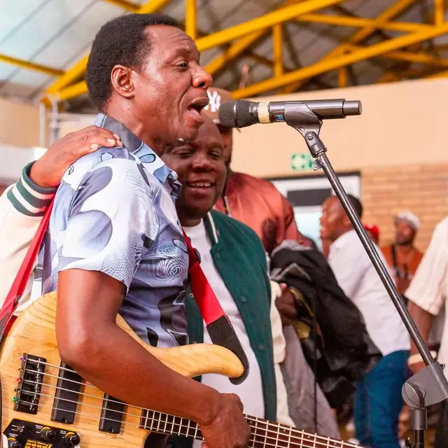 Alick Macheso and his band on stage